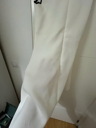Vestido blanco estilo oriental