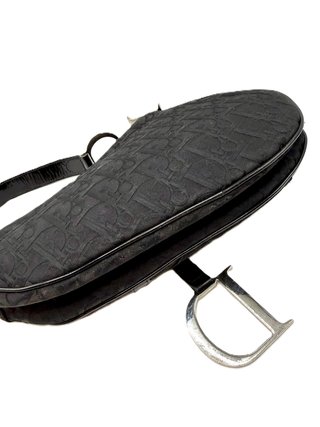 Bolso Dior Saddle Vintage Negro Marrón
