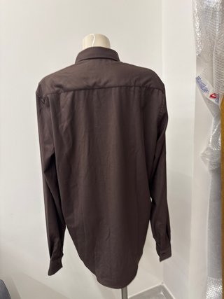 Camicia Uomo Marrone Nuova con Cartellino