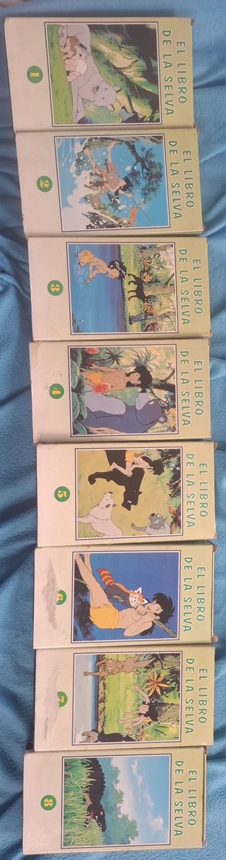 Lote VHS: Anime El Libro de la Selva