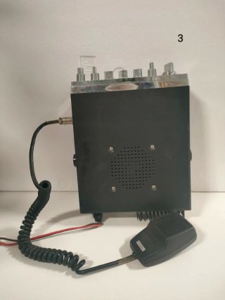 Emisora Radioaficionado Galaxy Plata/Negro