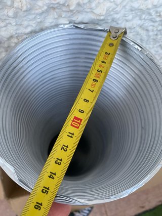 Tubo flexible de aluminio