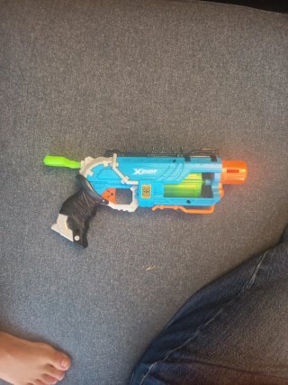 Pistola XShot Azul y Naranja