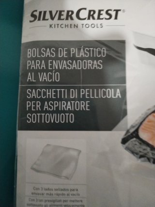 Bolsas para envasadora al vacío SilverCrest 25x30c
