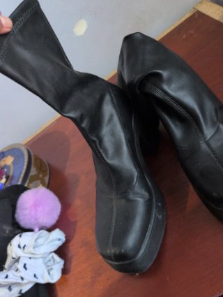 Botines tacón plataforma ajustados