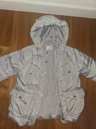 Abrigo gris niña Zara Kids