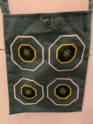 Bolso bandolera, hecho a mano