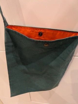 Bolso bandolera, hecho a mano