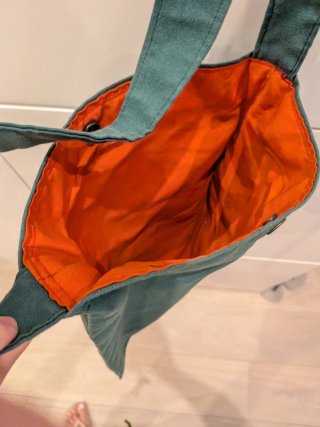 Bolso bandolera, hecho a mano