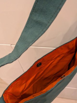 Bolso bandolera, hecho a mano