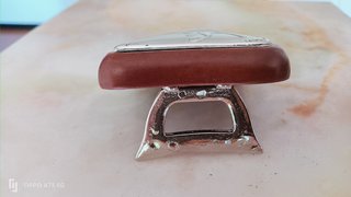 Icona religiosa in argento con pastorale