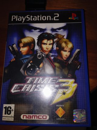 Pack PS2: Pistola G-con2 + Time Crisis 3 + Mando