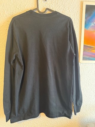Camiseta Supreme Manga Larga Negra