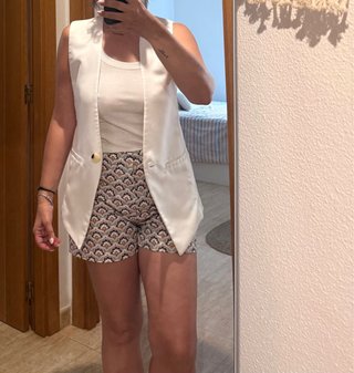 Chaleco blanco Stradivarius