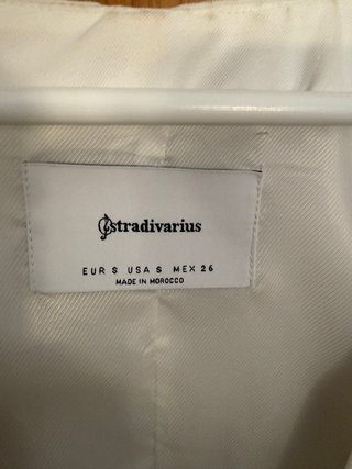 Chaleco blanco Stradivarius