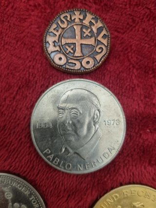 Lote de monedas conmemorativas