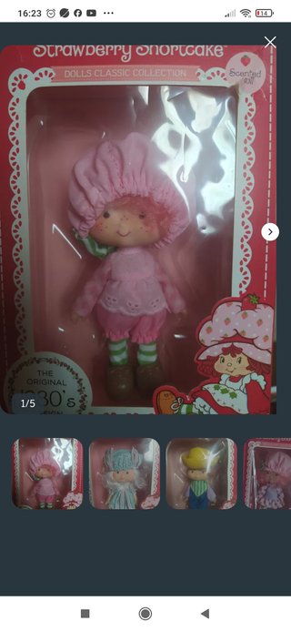 Muñeca Tarta de Fresa Clásica Colección
