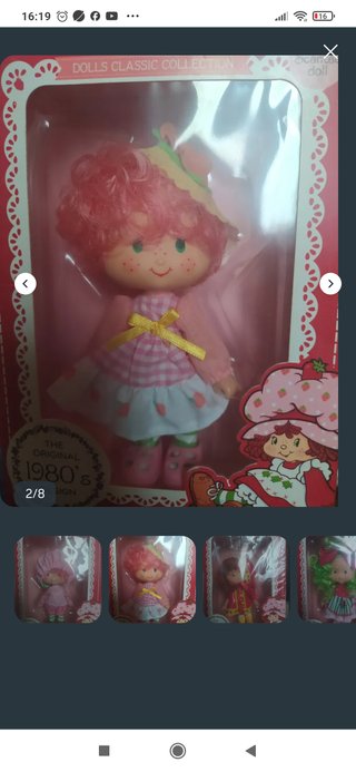 Muñeca Tarta de Fresa Clásica Colección