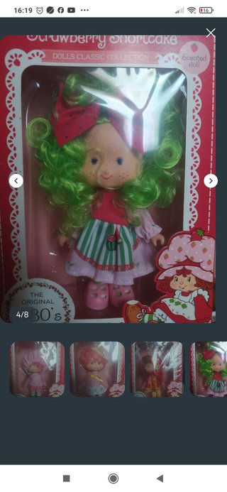 Muñeca Tarta de Fresa Clásica Colección
