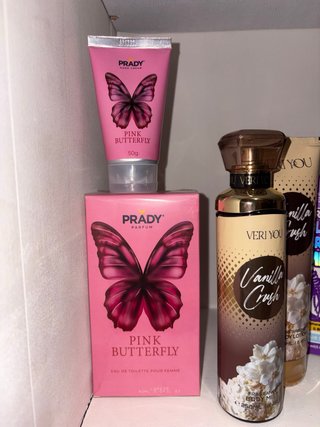 Pack Crema Manos y Colonia Prady Pink Butterfly