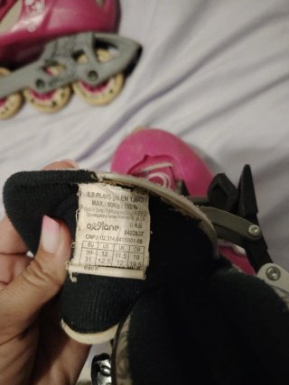 Patines en línea rosas para niña