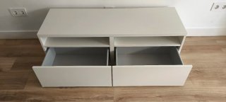 Mueble TV blanco