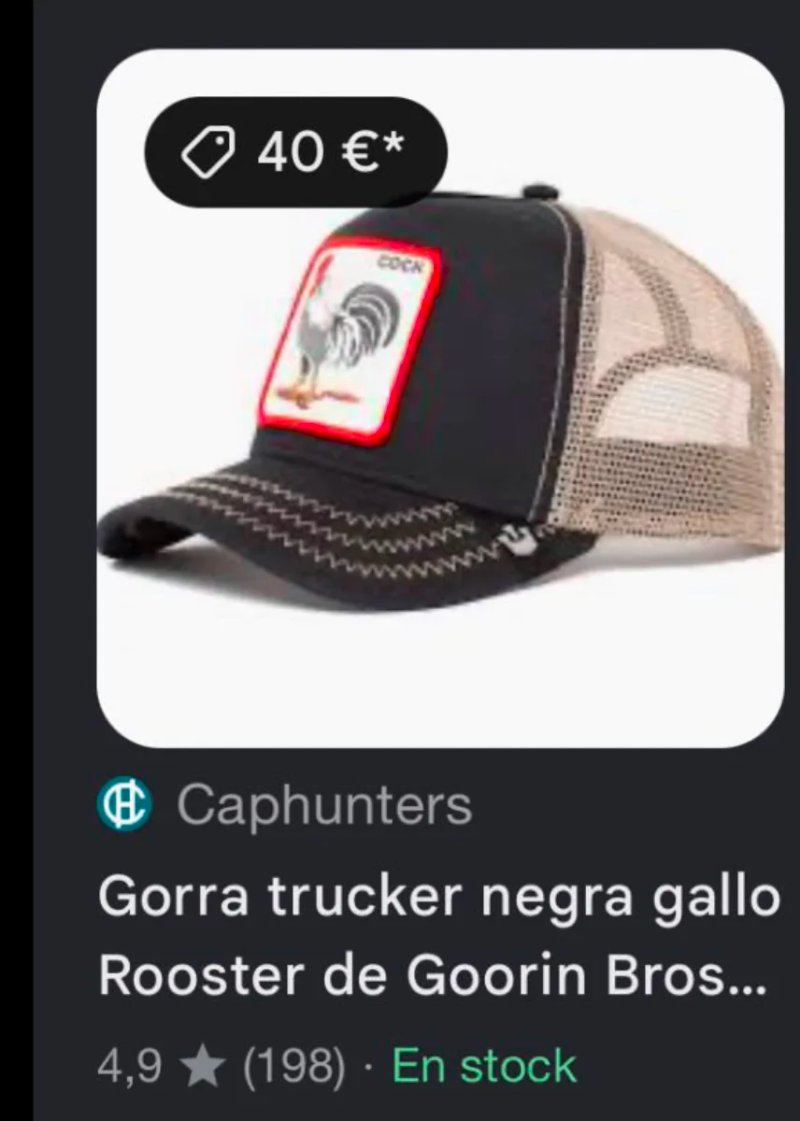Gorra trucker negra gallo Goorin Bros
