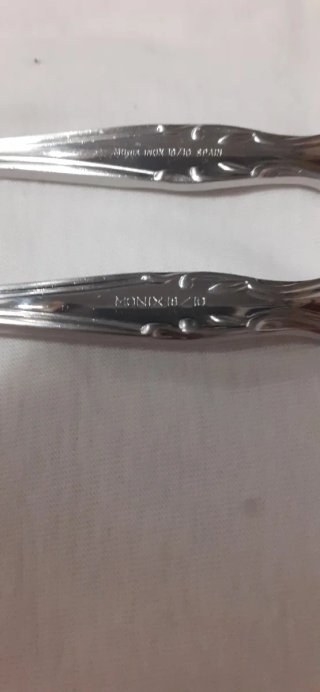 Cubiertos,acero inoxidable.
