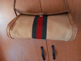 Borsa Gucci Parfums con tracollina vintage