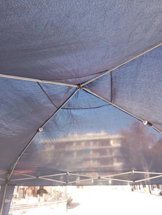CARPA PLEGABLE + 2 PESAS DE ACERO.