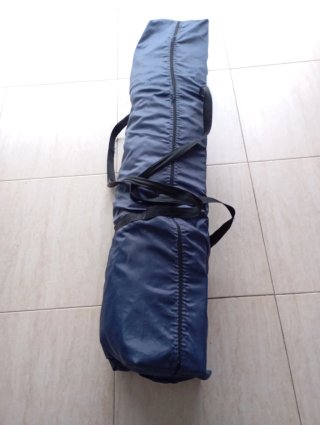 CARPA PLEGABLE + 2 PESAS DE ACERO.