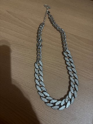 Collana catena con strass