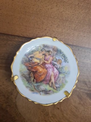 Piattino Limoges decorato