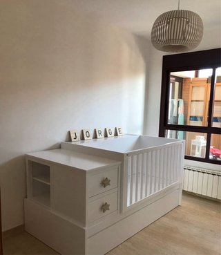 Lámpara de techo de madera beige