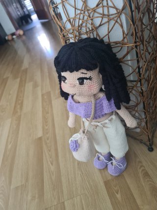 Muñeca Amigurumi Crochet Hecha a Mano
