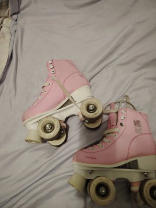 Patines 4 Ruedas Rosas,talla 31