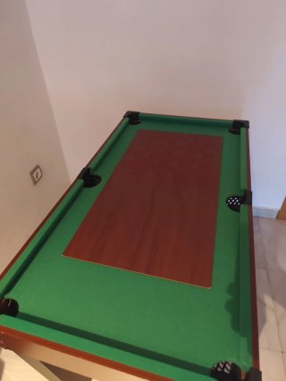 *Leer* Mesa de juegos: billar, futbolín, pin pon