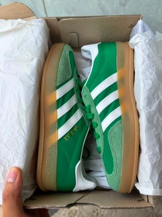 Adidas Gazelle Indoor Verdi Bianche