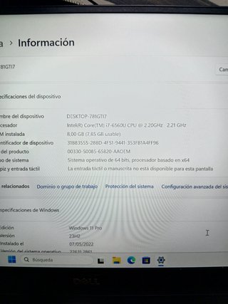 Portátil Dell XPS 13 Negro/Plata
