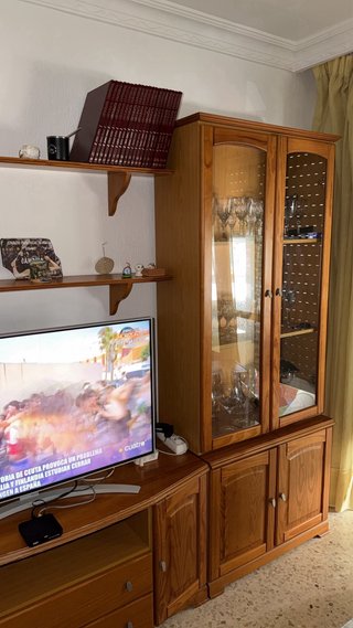 Mueble salón modular madera