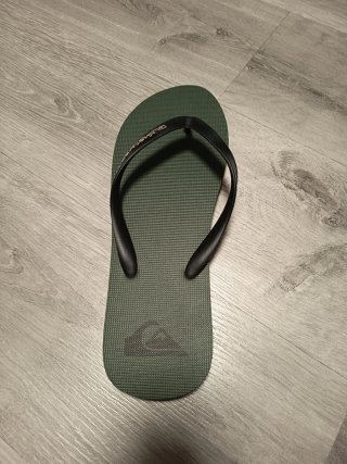 Chanclas Quiksilver Molokai Hombre Verde Negro