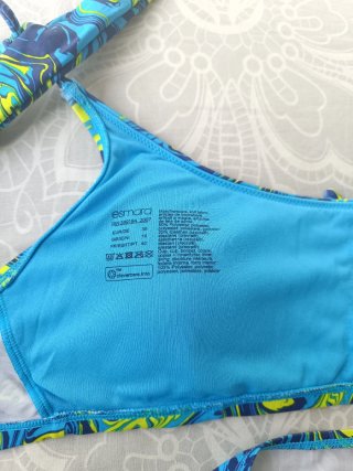 Bikini Esmara Talla M Azul Mármol