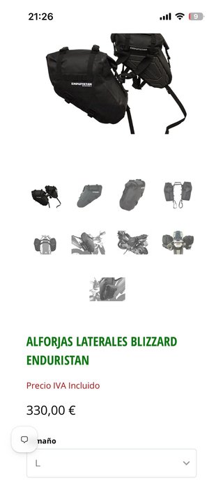 Alforjas Enduristan Blizzard L
