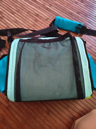 Trona portátil OLMITOS con estampado de pájaros