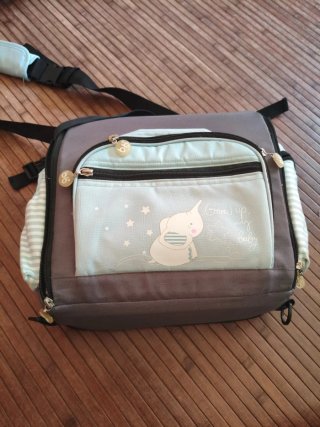 Trona portátil OLMITOS con estampado de pájaros