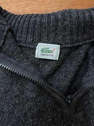 Jersey Lacoste Media Cremallera Talla M