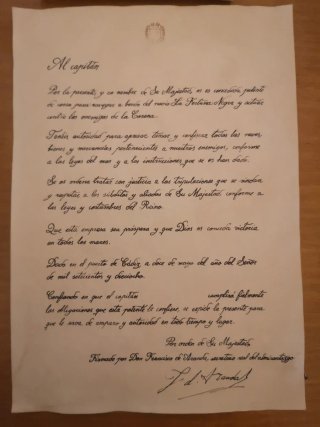 Patente de Corsario Personalizable con tu nombre