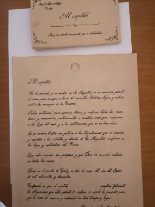 Patente de Corsario Personalizable con tu nombre