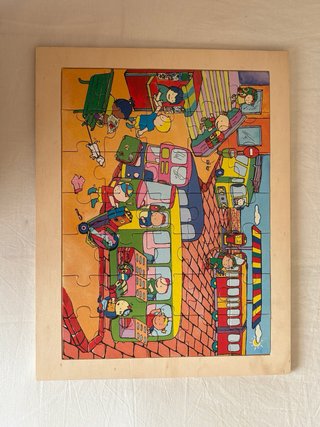 Pack 2 Puzzles Infantiles Marco Madera