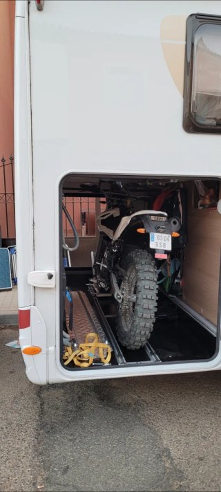 Portamotos para autocaravana